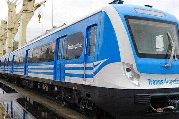 Brain new trains in Argentina