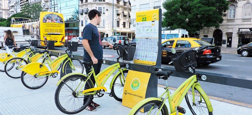 Debut ‘Ecobici’ system in Buenos Aires