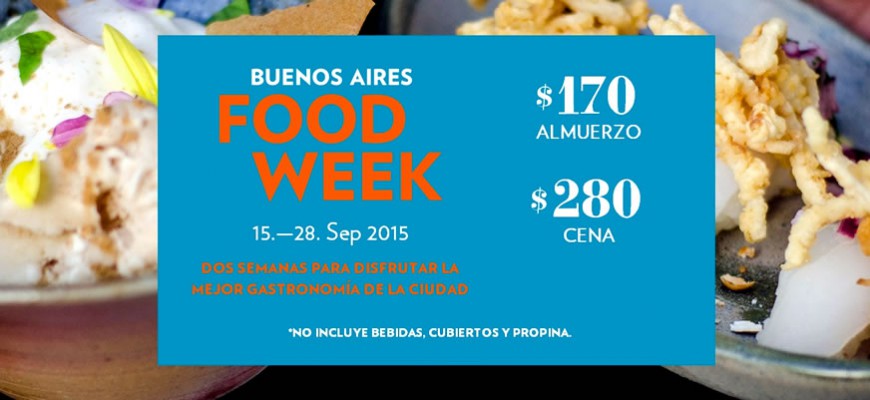 The Buenos Aires Food Week 2015