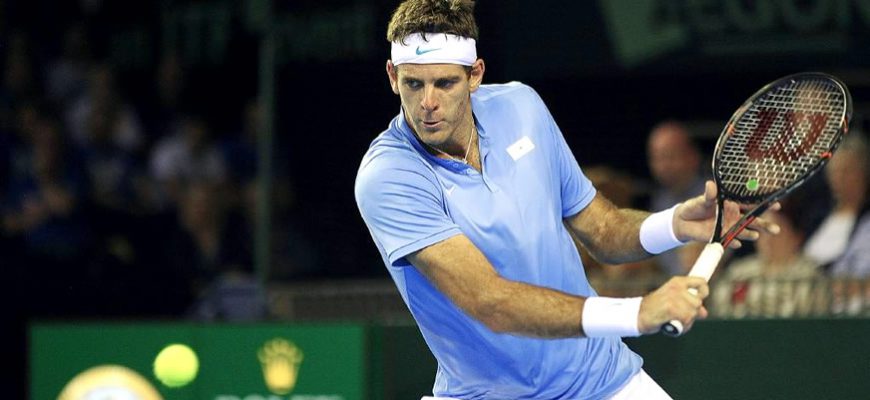 Argentina’s Tennis Star Juan Martin del Potro is out for the Davis Cup